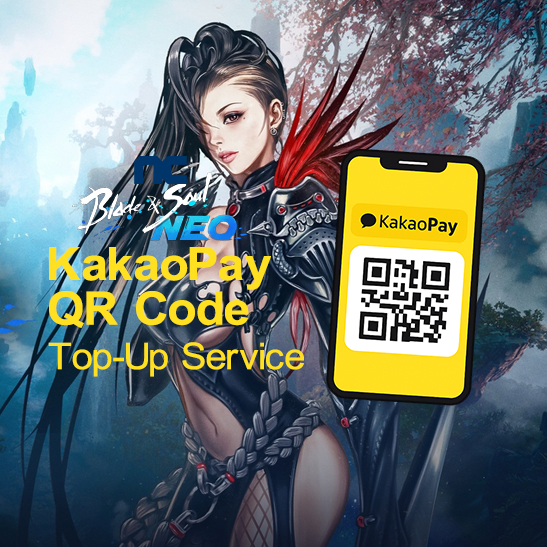 Blade & Soul NEO Korea KakaoPay QR Code Top-Up Service
